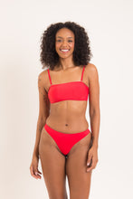 Charger l&#39;image dans la galerie, Model Front: Rio De Sol Haut Top Rouge Bandeau-Reto
