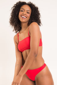 Image 12: Rio De Sol Haut Top Rouge Bandeau-Reto