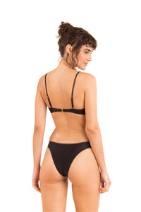 Model Back: Rio De Sol Haut Top Shimmer-Black Bandeau-Joy
