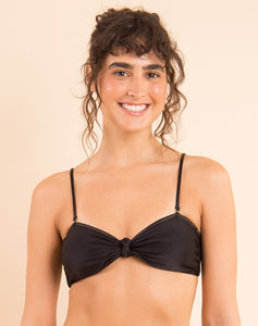 Image 11: Rio De Sol Haut Top Shimmer-Black Bandeau-Joy