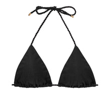 Charger l&#39;image dans la galerie, Product Front: Rio De Sol Haut Top Shimmer-Black Tri-Rope
