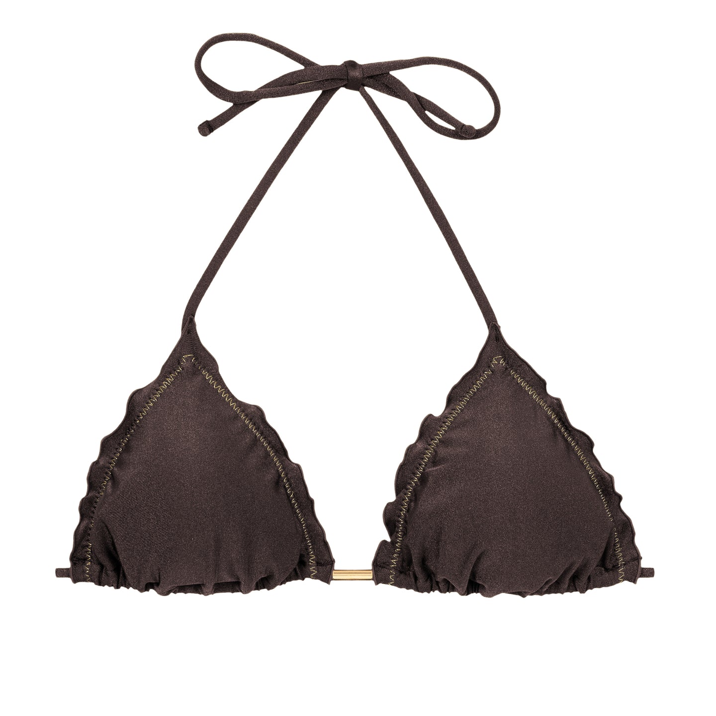 Product Front: Rio De Sol Haut Top Shimmer-Coffee Frufru