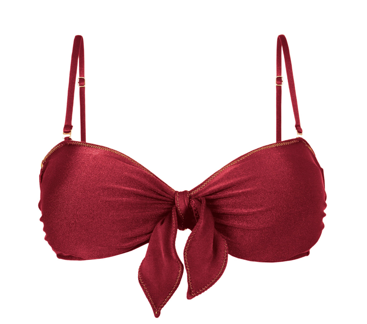 Product Front: Rio De Sol Haut Top Shimmer-Divino Bandeau-Knot