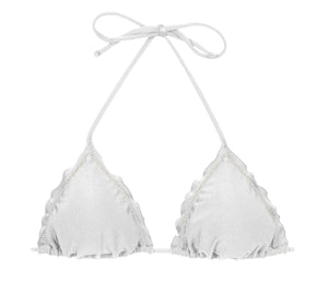 Product Front: Rio De Sol Haut Top Shimmer-White Frufru