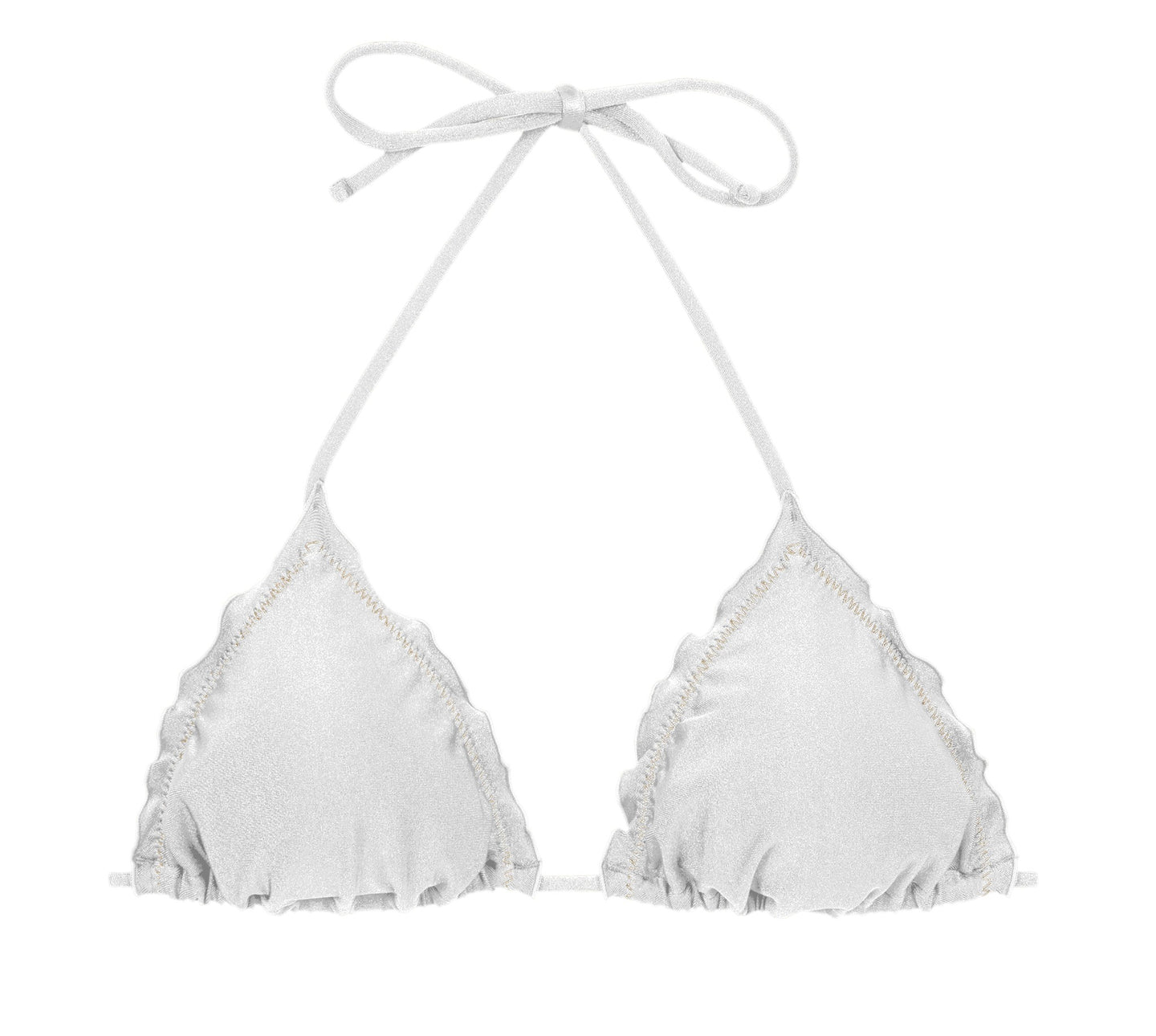 Product Front: Rio De Sol Haut Top Shimmer-White Frufru