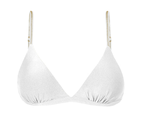 Product Front: Rio De Sol Haut Top Shimmer-White Tri-Fixo