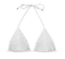 Charger l&#39;image dans la galerie, Product Front: Rio De Sol Haut Top Shimmer-White Tri-Rope

