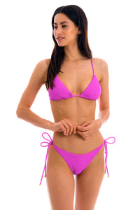 Model Front: Rio De Sol Haut Top St-Tpz-Pink Tri-Inv