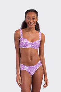 Model Front: Rio De Sol Haut Top Trail-Purple Amelia