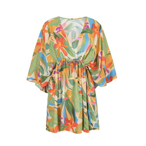 Product Front: Rio De Sol Robe De Plage Tropical Kaftan Bel