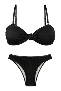 Set Shimmer-Black Bandeau-Joy Essential