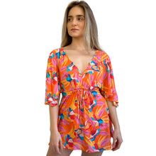 Charger l&#39;image dans la galerie, Orange Bloom Mini Dress
