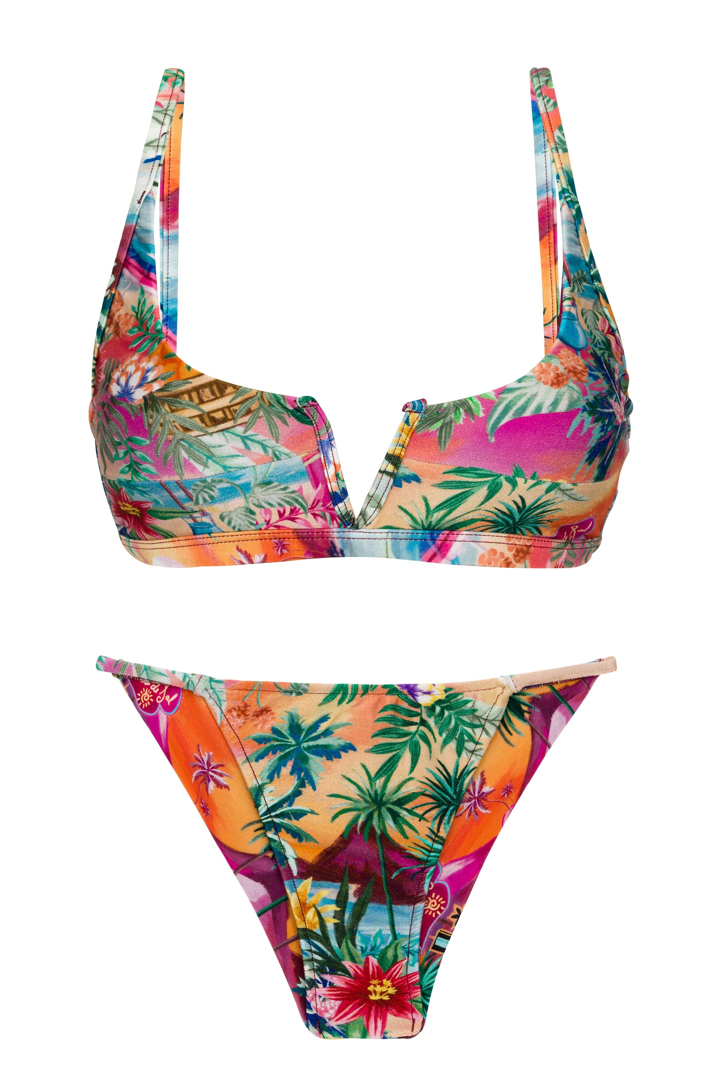 Set Sunset Bra-V Cheeky-Fixa